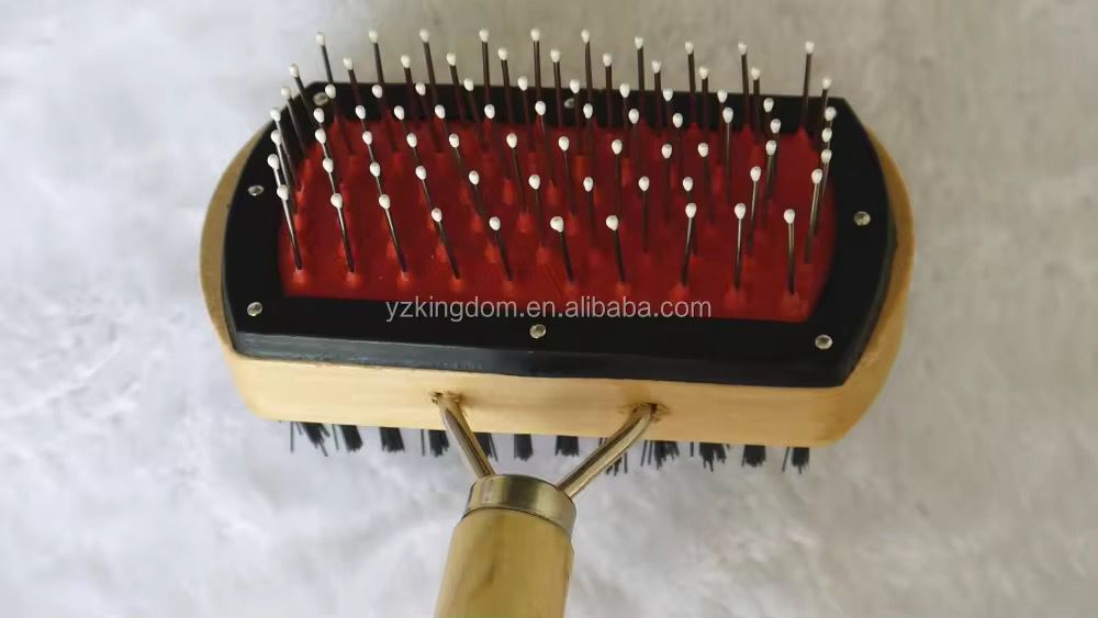 Square Handle Wooden Brush - Image 2