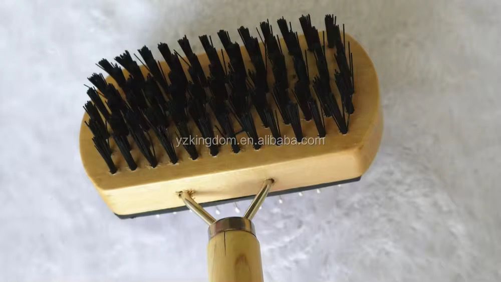 Square Handle Wooden Brush - Image 3