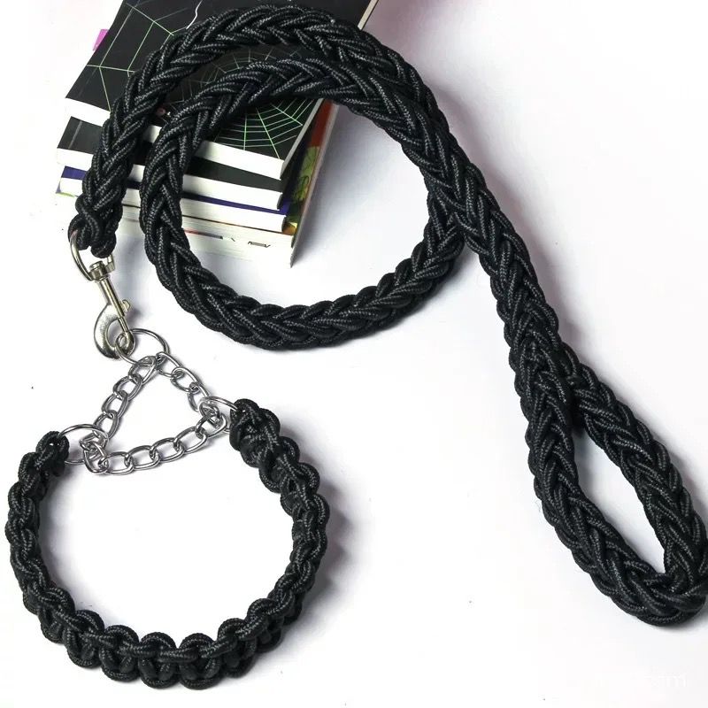 Woven Leash with choke Collar - Image 4