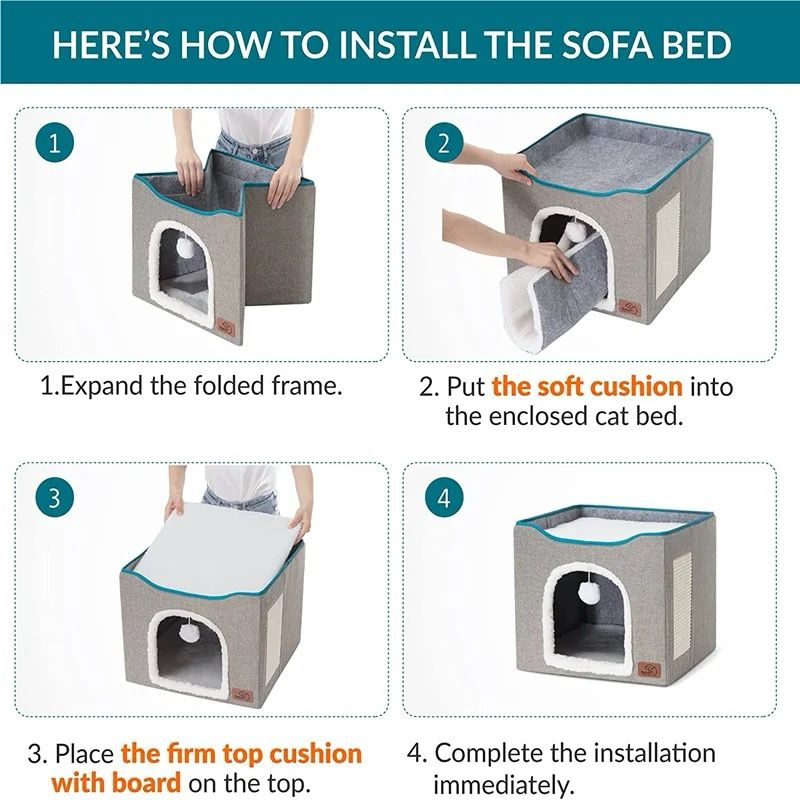 Cat foldable Cave - Image 3